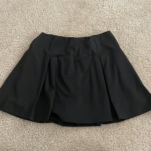 Black tennis skirt